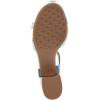 imageAerosoles Womens Cinzia Heeled SandalMermaid Metallic Combination Faux Leather