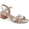 imageAerosoles Womens Cinzia Heeled SandalRoccia Printed Snake Faux Leather