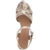 imageAerosoles Womens Cinzia Heeled SandalRoccia Printed Snake Faux Leather