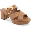imageAerosoles Womens Collin Heeled SandalDoe Leather