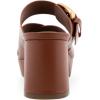 imageAerosoles Womens Collin Heeled SandalGinger Bread Leather