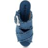 imageAerosoles Womens Collin Heeled SandalMedium Blue Denim