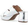 imageAerosoles Womens Collin Heeled SandalSilver Mirror Metallic Pu