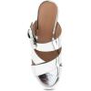 imageAerosoles Womens Collin Heeled SandalSilver Mirror Metallic Pu