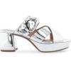 imageAerosoles Womens Collin Heeled SandalSilver Mirror Metallic Pu