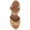 imageAerosoles Womens Cosmos Heeled SandalsBeige Beige Leather