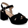imageAerosoles Womens Cosmos Heeled SandalsBlack