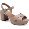 imageAerosoles Womens Cosmos Heeled SandalsBrown