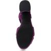 imageAerosoles Womens Cosmos Heeled SandalsDark Purple Suede