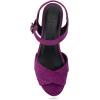 imageAerosoles Womens Cosmos Heeled SandalsDark Purple Suede