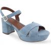 imageAerosoles Womens Cosmos Heeled SandalsDusty Blue Suede