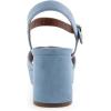 imageAerosoles Womens Cosmos Heeled SandalsDusty Blue Suede