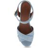 imageAerosoles Womens Cosmos Heeled SandalsDusty Blue Suede
