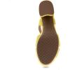 imageAerosoles Womens Cosmos Heeled SandalsGreen Sheen Suede