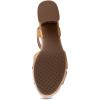 imageAerosoles Womens Cosmos Heeled SandalsLight Bronze Leather