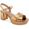 imageAerosoles Womens Cosmos Heeled SandalsLight Bronze Leather