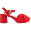 imageAerosoles Womens Cosmos Heeled SandalsRed Suede