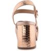 imageAerosoles Womens Cosmos Heeled SandalsRose Gold Leather