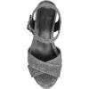 imageAerosoles Womens Cosmos Heeled SandalsSilver Metallic