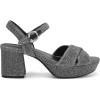 imageAerosoles Womens Cosmos Heeled SandalsSilver Metallic