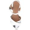 imageAerosoles Womens Cosmos Heeled SandalsSilver Mirror