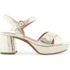 imageAerosoles Womens Cosmos Heeled SandalsSoft Gold Leather