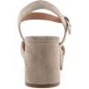 imageAerosoles Womens Cosmos Heeled SandalsTrench Coat Suede