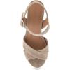 imageAerosoles Womens Cosmos Heeled SandalsTrench Coat Suede