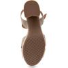 imageAerosoles Womens Cosmos Heeled SandalsTrench Coat Suede