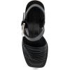 imageAerosoles Womens Crew Heeled SandalBlack Pu