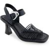 imageAerosoles Womens Crew Heeled SandalBlack Pu