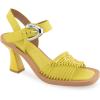 imageAerosoles Womens Crew Heeled SandalGreen Sheen Pu