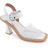 imageAerosoles Womens Crew Heeled SandalWhite Pu