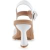imageAerosoles Womens Crew Heeled SandalWhite Pu