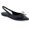imageAerosoles Womens Donna Ballet FlatBlack Leather