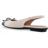 imageAerosoles Womens Donna Ballet FlatCream Canvas