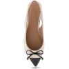 imageAerosoles Womens Donna Ballet FlatCream Canvas