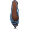 imageAerosoles Womens Donna Ballet FlatMedium Blue Denim