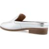 imageAerosoles Womens Enright Loafer FlatSilver Faux Leather