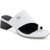 imageAerosoles Womens Etta Heeled SandalWhite Leather