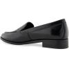 imageAerosoles Womens Everest01 Loafer FlatBlack Burnished Faux Leather