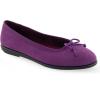 imageAerosoles Womens Homebet Ballet FlatDark Purple Faux Suede