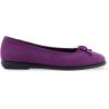 imageAerosoles Womens Homebet Ballet FlatDark Purple Faux Suede