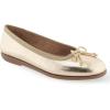 imageAerosoles Womens Homebet Ballet FlatGold Metallic