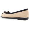 imageAerosoles Womens Homebet Ballet FlatNatural Raffia