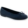 imageAerosoles Womens Homebet Ballet FlatNavy Faux Suede