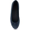 imageAerosoles Womens Homebet Ballet FlatNavy Faux Suede