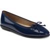 imageAerosoles Womens Homebet Ballet FlatNavy Patent