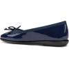 imageAerosoles Womens Homebet Ballet FlatNavy Patent Pu