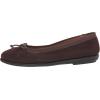 imageAerosoles Womens Homebet Ballet FlatOrange Faux Suede